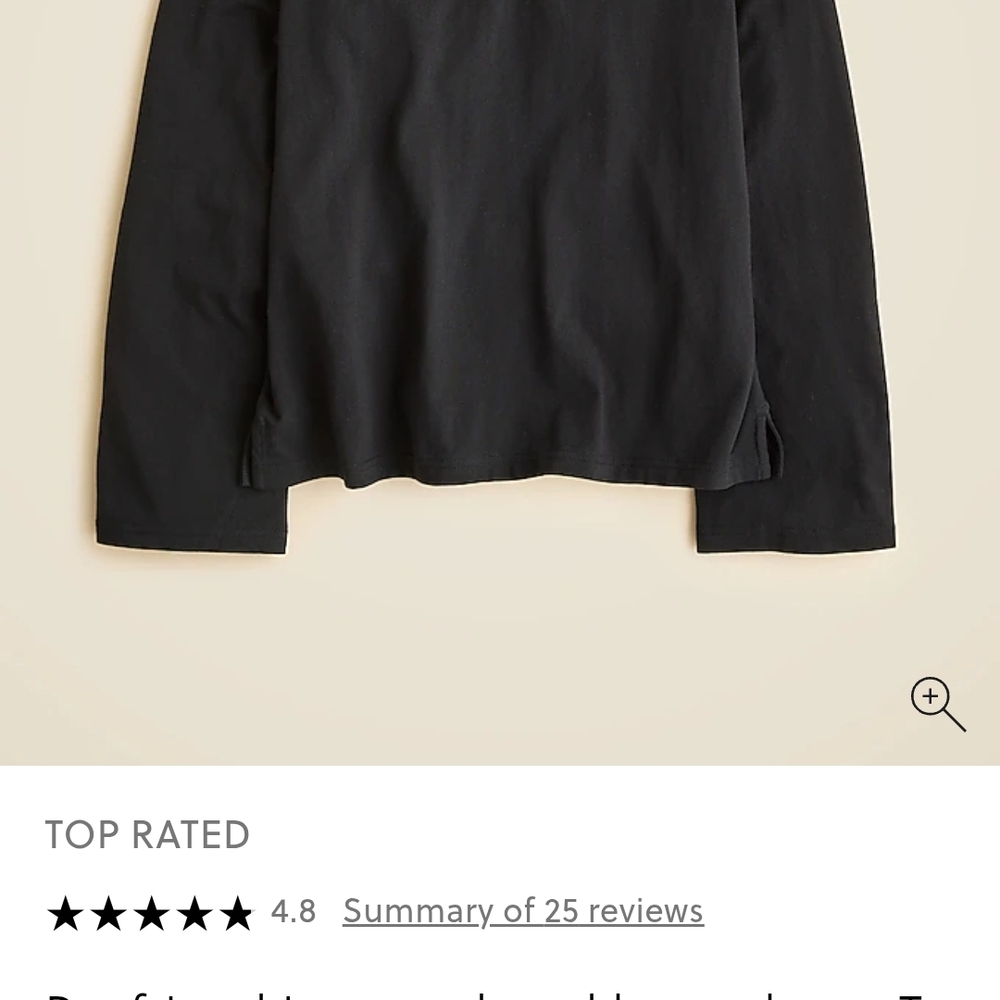 J. Crew Burgundy Girlfriend Tee